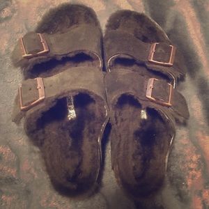 Furry Birkenstocks